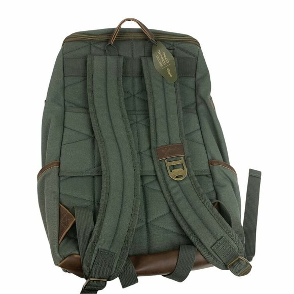 Beau Rivage Finley Mill Backpack Canvas 19.5L Travel Hiking Padded Laptop Pocket - Picture 4 of 10